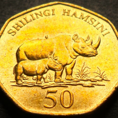 Moneda exotica 50 SHILINGI HAMSINI - TANZANIA, anul 2015 * 1978 = A.UNC - LUCIU