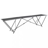 vidaXL Masă de lipire pliabilă, 300 x 60 x 78 cm, MDF și aluminiu