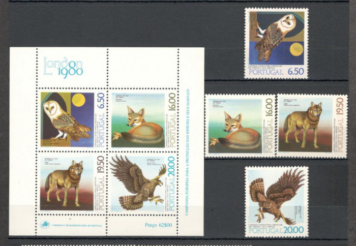 Portugalia.1980 Animale din Gradina Zoo Lisabona SP.46