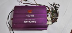 AMPLIFICATOR AUTO AP-4440 120 WATS , NEPROBAT , NU STIU DACA FUNCTIONEAZA !