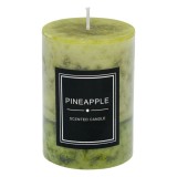 Lumanare decorativă verde lime cu aromă de ananas, CMCLASS