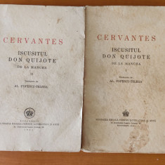 Cervantes - Iscusitul Don Quijote de la Mancha - 2 volume (1945)