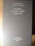 ISTORIA LITERATURII ROMANE. COMPENDIU-GEORGE CALINESCU-336881