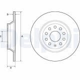 DELPHI BG4751C Disc frana