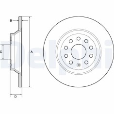 DELPHI BG4751C Disc frana