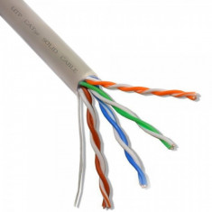 Cablu UTP CAT5E CUPRAT 0.5mm 24AWG rola 100 metri ROVISION foto