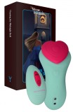 Vibrator Wearable HeartGem, 9 Moduri Vibratii, Remote Control, Silicon, USB, Verde