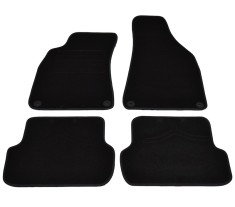 Covorase mocheta Audi A4 4usi 1/2001-10/2007 A4 Avant 9/2001-4/2008 si A4 Cabriolet 5/2002-3/2008, Negru , set de 4 bucati foto