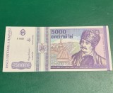 Bancnota 5000 lei 1993 necirculată seria 579530