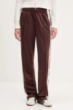 adidas Originals pantaloni de trening Adibreak culoarea maro, cu imprimeu, KD2518