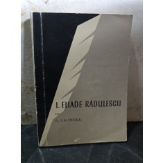 I. Eliade Rădulescu - G. Călinescu