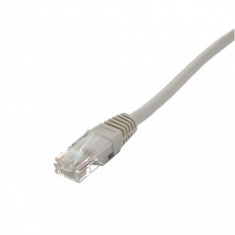 Cablu de retea UTP Cat5e patch cord 10m RJ45-RJ45 gri Well UTP-0008-10GY-WL