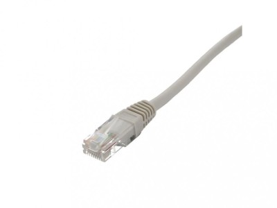 Cablu de retea UTP Cat5e patch cord 10m RJ45-RJ45 gri Well UTP-0008-10GY-WL foto