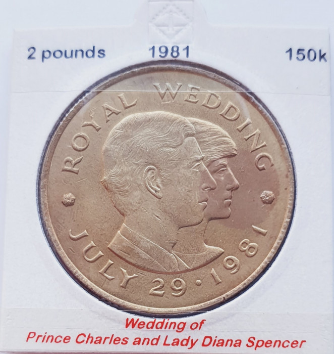 2056 Jersey 2 Pounds 1981 Elizabeth II (Royal Wedding) km 52