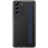 Galaxy S21 FE; Clear Strap Cover; Dark Gray