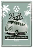 Placa metalica - VW Bulli - 10x14 cm, Nostalgic Art Merchandising