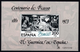 SPANIA 1981 CENTENARUL PICASSO BLOC MNH