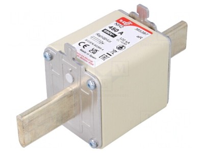 Siguranță NH2 450A 690VAC 550VDC Argintie foto
