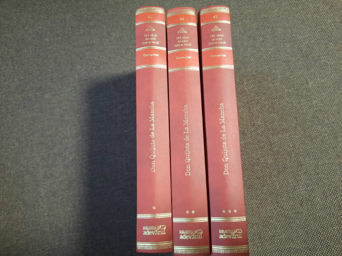 Miguel de Cervantes - Don Quijote de La Mancha (3 volume) (Adevarul)