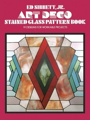 Art Deco Stained Glass Pattern Book foto