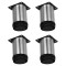 Picior din inox pentru pat, reglabil, 15 cm, 4 buc / set