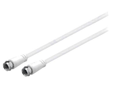 Cablu F 2m PVC Alb 75&amp;Omega; foto