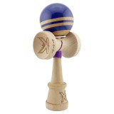 Kendama X Originala RAINBOW, Profesionala, Cyrax, Cupe Mari KING SIZE V3, Super Sticky, Gaura in Baza, Rulment Metalic, din lemn 18 cm, Ata 55 cm, Vio