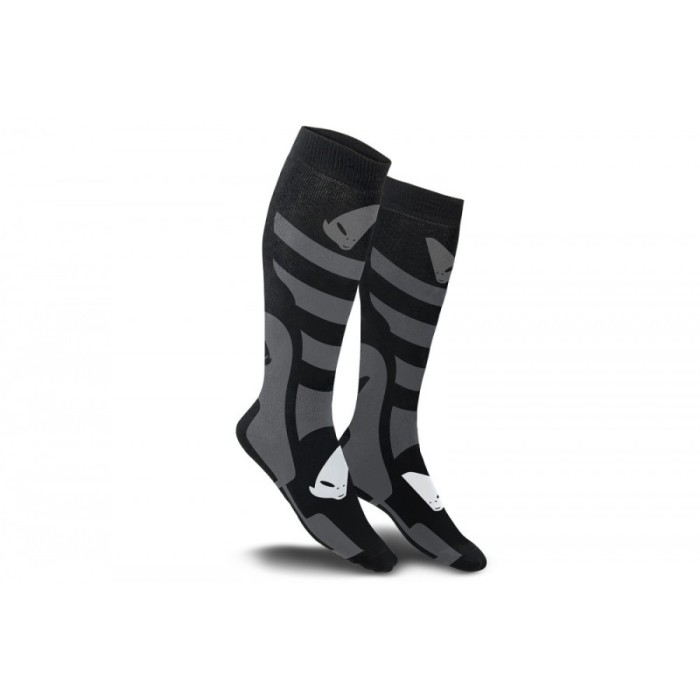 MBS Sosete lungi motocross/enduro UFO Plast, gri/negru, marime 40/42, Cod Produs: CA04046E4042