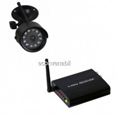 Camera Supraveghere Wireless cu Receiver si Telecomanda IRW242 803C2 foto