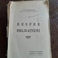 Despre obligatiuni - N. Jac Constantinescu