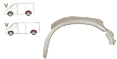 Aripa interioara Vw T4 1990-2003, Spate , Stanga, pasaj roata din otel Transporter IV
