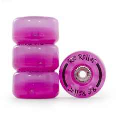 Roti patine cu rotile Rio Roller Light Up Pink foto