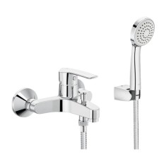 Baterie Cadă Roca Tossa &ndash; Monocomandă, Crom