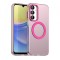 Husa MagSafe pentru Samsung Galaxy A16 5G A166 / A16 4G A165, Techsuit, CandyCase, Roz