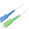 Patch cord fibră optic OS2 SC/APC-SC/UPC 5m alb