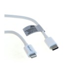 Cablu de incarcare si Sincronizare Digibuddy USB-C Lightning MFi pentru iPhone, iPad, iPod, 1m, Alb