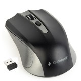 MOUSE GEMBIRD, PC sau NB, wireless, 2.4GHz, optic, 1600 dpi, butoane/scroll 4/1, , negru / gri, &quot;MUSW-4B-04-GB&quot; (timbru verde 0.18 lei)