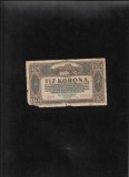 Ungaria 10 korona coroane 1920 seria379021 uzata