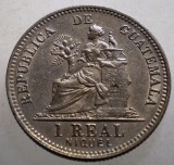 J.361 GUATEMALA 1 REAL 1900, America Centrala si de Sud, Cupru-Nichel