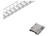 Conector microSD push-push pentru montare pe placa superioară