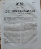 Cumpara ieftin Curier romanesc , gazeta politica , comerciala si literara , nr. 29 din 1844