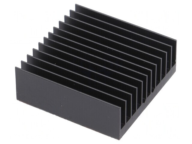 Radiator cu aripioare BGA negru 40mm x 40mm