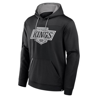 Los Angeles Kings hanorac de bărbați cu glugă Defender Pullover black - XL foto