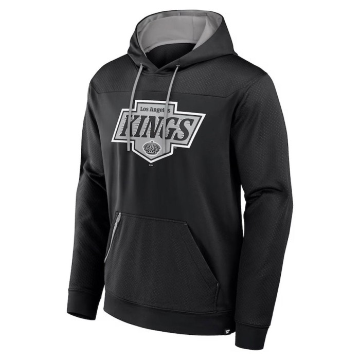 Los Angeles Kings hanorac de bărbați cu glugă Defender Pullover black - XL
