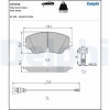 DELPHI LP3733 set placute frana,frana disc