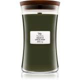 Woodwick Frasier Fir lum&acirc;nare parfumată cu fitil din lemn 609.5 g