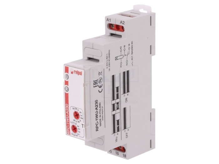 Timer Programabil SPDT 230VAC 24VDC 16A