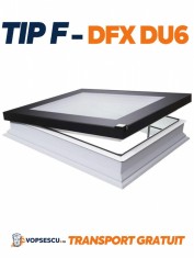 Fereastra Tip F, pentru acoperis terasa, Fakro, model DXF DU6, fara deschidere foto