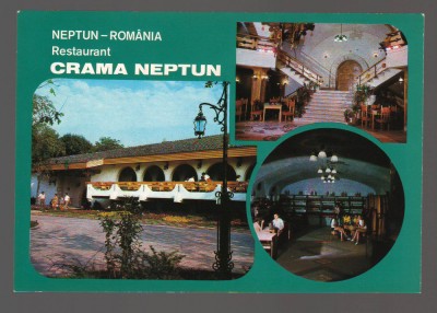 CPIB 19151 CARTE POSTALA - NEPTUN. RESTAURANT CRAMA NEPTUN, MOZAIC foto