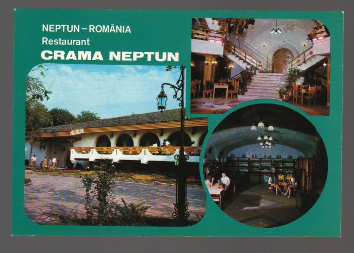 CPIB 19151 CARTE POSTALA - NEPTUN. RESTAURANT CRAMA NEPTUN, MOZAIC